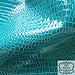 Vinyl Crocodile Turquoise Fake Leather 54 Inch Wide Fabric by The Yard (F.E.
