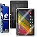 ArmorSuit MilitaryShield Black Carbon Fiber Skin Wrap Film + HD Clear Screen Protector for HP 10 Plus 10.1