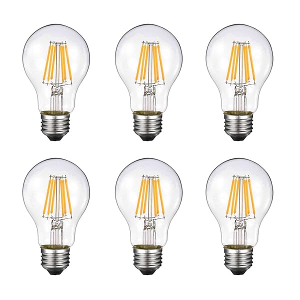 Vintage Edison Led Bulb Dimmable 6w A19 Antique Led Bulb 60 Watt