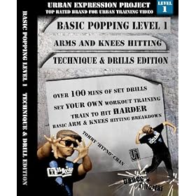 Popping Dance Basic Level 1 Arm and Knees Teachnique and Drill Edition