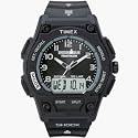 TIMEX IRONMAN TRIATHLON 30 LAP SHOCK RESISTANT COMBO BLK/BLK MODEL # T5K2029J