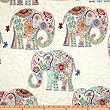 44 Wide Valori Wells Karavan Flannel Marrakech Ivory Fabric By The Yard