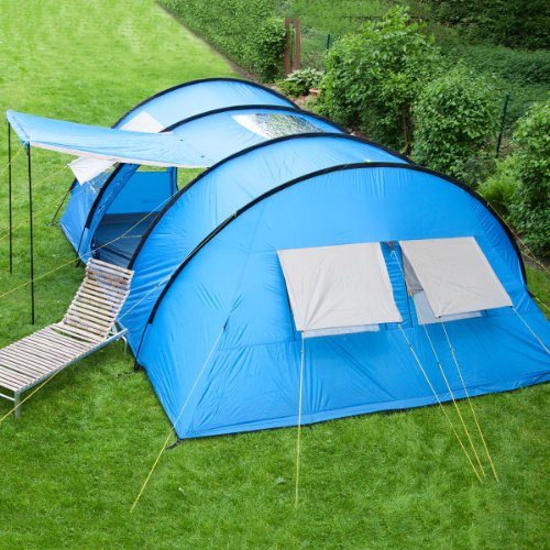 Skandika Torino 6 Tente de camping tunnel familiale pour 6 personnes 540 x 430 cm