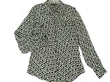 Anne Klein Sheer Long Sleeve Shirt