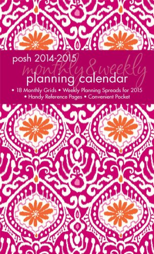 Posh: Batik Beauty 2014-2015 Monthly/Weekly Planning Calendar