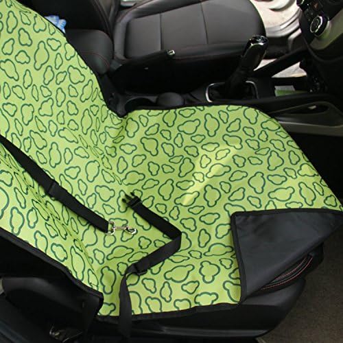 Seven Top Dog Car Seat Cover Waterproof Cat Dog Pet Single-seat Car Mat Seat Cushion Blanket Hammock Cushion Protector Green