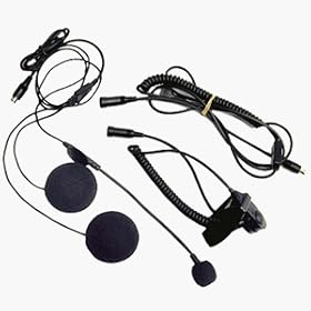 MIDLAND AVP-H1 OPEN FACE HELMET HEADSET W  BOOM MIC by 