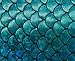 Big Fish Scale Blue Stretch Spandex 58 Inches Wide Sold by The Yard