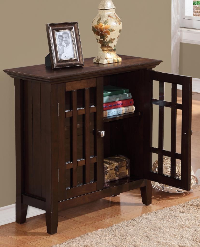 Simpli Home Bedford Low Storage Media and Buffet