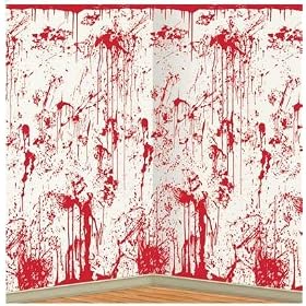 Bloody Wall Backdrop 4' x 30'