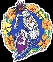 Surfing Skeleton - Sticker / Decal