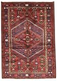 3'6 x 4'11 Handmade Knotted Persian Hamadan Semi-antique Area Rug From Iran/Persia - 47569