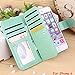 Lumsing Pattern Leather with Stand Flip Smart Wallet Case for Apple iPhone 6 - Mint
