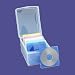 Compucessory CD/DVD Slim Storage Box - CCS22291 - 1 Each - Clear
