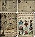 Washi Masking Tape 10 Sheets Korea Vintage Pretty Sticker Set - Sticker Paper Colorful Paper Tape-Polaroid Deco Sticker
