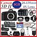 Canon EOS 5D Mark II with Canon 28-135mm Lens + SSE PRO Monster Battery Grip, Lens & Tripod Complete Accessories Package (Everything you Need)