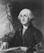 George Washington (Portrait, Black and White) Art Poster Print - 13
