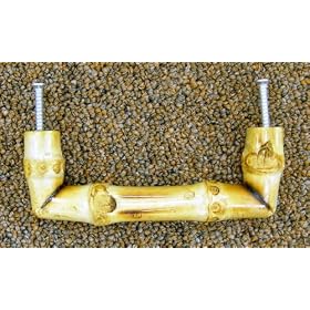 Bamboo Drawer Pulls Natural Set of 4
