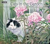 Cats in the Garden 2009 Wall Calendar