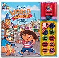 Nick Jr Dora's  World Adventures Storybook and Binocular Viewer (Dora the Explorer)