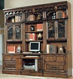 Parker House BAR-6WCOMP Barcelona Home Office Suite 6pc Open Wall System