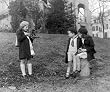 Children Try Out a Camera, ca. 1916 - 16x20-inch Photographic Print from the Library of Congress Collection
