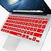 iBenzer MKC01RD Macaron Series Keyboard Cover for MacBook Pro 13