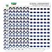 Birthday Cake Dots Planner Calendar Scrapbooking Crafting Stickers - Blue - Opaque