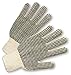 WEST CHESTER 708SK-1 PVC Dotted String Knit Gloves – Standard [Pack of 12] Elastic Knit Wrist