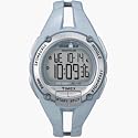 TIMEX IRONMAN TRIATHLON 50 LAP MID SIZE LIGHT BLUE/SILVER MODEL # T5K1609J