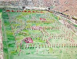 Alabama Painting - Alabama Million Dollar Marching Band