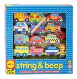 kids and infants educational toys item: Alex Toys Wooden Stringing Sets - String and Beep