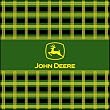 John Deere Plaid Blanket by Biederlack