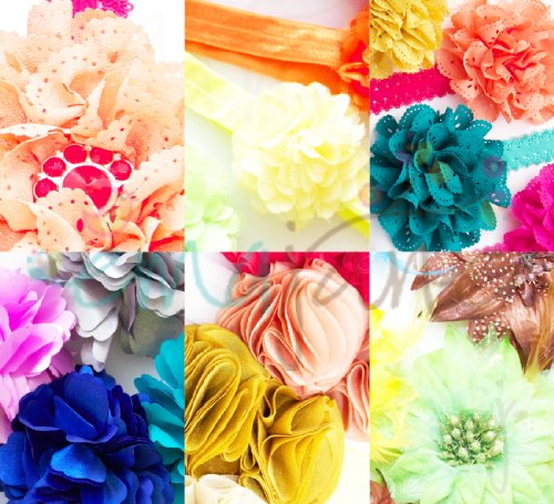 Ema Jane - Baby Hair Flower, Bow, and Headband Sets
