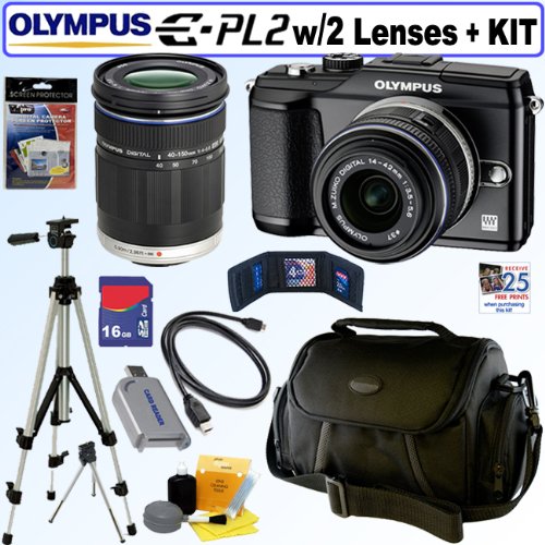 Olympus PEN E-PL2 12.3 MP CMOS Micro Four Thirds 