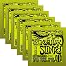 Ernie Ball 2221 Nickel Regular Slinky Electric Guitar Strings 6 Pack
