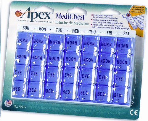 Medi Chest Week Set (Bulk Quantity of 9) - Translucent Blue