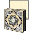 Black White Pearl Brooch Note pad, Jeweled Mini Notepad, Punch Studio