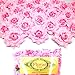 (100) Silk Pink Roses Flower Head - 1.75
