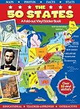 The 50 States (Fold-Out Vinyl Sticker Book)