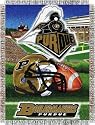 NCAA Purdue Boilermakers Home Field Advantage Woven Tapestry Throw