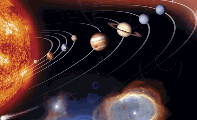 Solar System Wall Mural