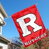 Rutgers University Scarlet Knights House Flag