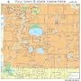 Street & Road Map of Oak Grove, Minnesota MN - Printed poster size wall atlas of your home town