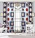 Mk Collection Boys Sport Football Basketball Baseball New 2 Panel Curtain