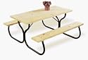 Fc30 Black Picnic Table Frame