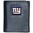 New York Giants Executive Leather Trifold Wallet in a Tin - NFL Football Fan Shop Sports Team Merchandise