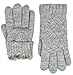 Women's Winter Premium Soft Knit Warm Faux Fur Lining Gloves with Hair Tie