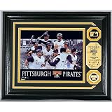 Highland Mint Pittsburgh Pirates Team Force Photo Mint w/ 2 24KTGold coins