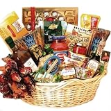 Grand Italian Food Lovers Gift Basket - Great Fathers Day Gift for Him